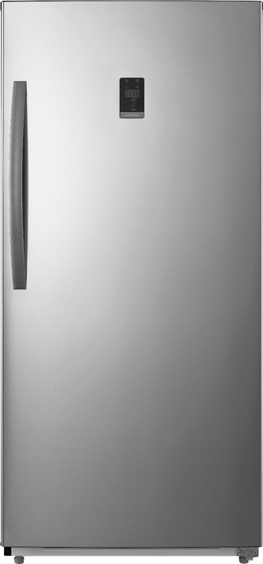 Insignia - 13.8 Cu. Ft. Garage Ready Convertible Upright Freezer with ENERGY STAR Certification - Stainless Steel