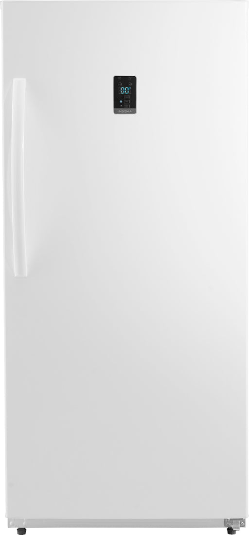Insignia - 13.8 Cu. Ft. Garage Ready Convertible Upright Freezer with ENERGY STAR Certification - White