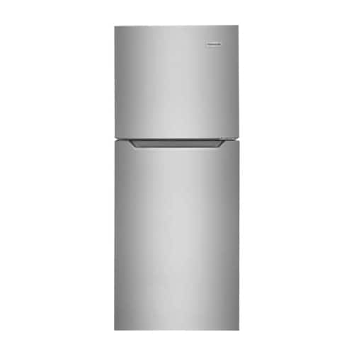 Frigidaire - 10.1 Cu. Ft. Top-Freezer Refrigerator - Brushed Steel