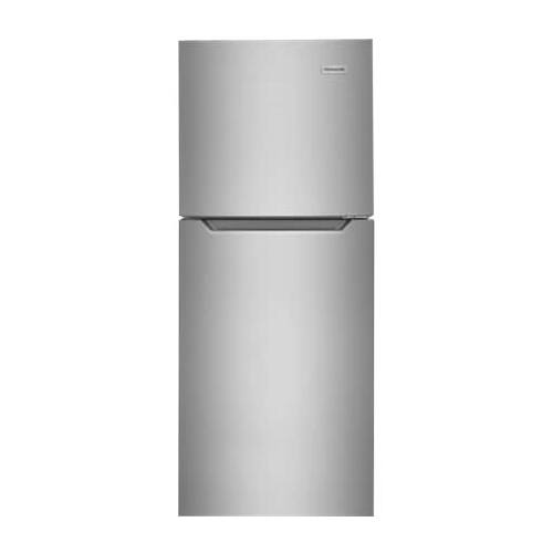 Frigidaire - 10.1 Cu. Ft. Garage Ready Top-Freezer Refrigerator - Fingerprint-Resistant Stainless Look