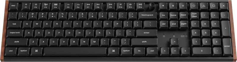 Keychron - K5 Ultra 8k 100 Custom POM Switch Mechanical Gaming Keyboard with Programmable ZMK Launcher Software - Black