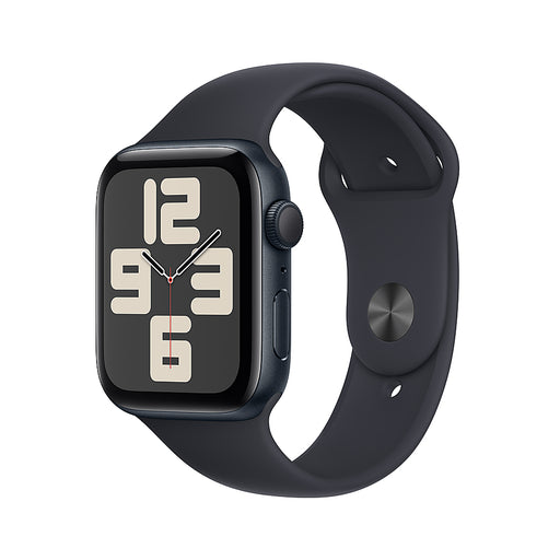 Apple Watch SE 2nd Generation (GPS) 44mm Midnight Aluminum Case with Midnight Sport Band - S/M - Midnight