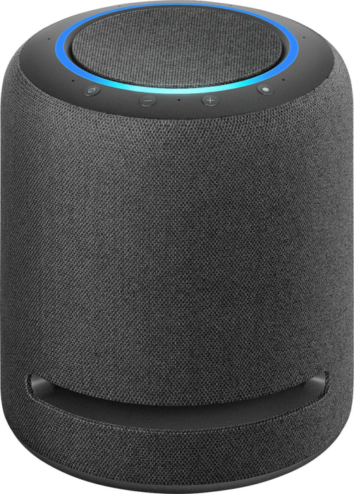 Amazon - Echo Studio Hi-Res 330W Smart Speaker with Dolby Atmos and Spatial Audio Processing Technology and Alexa - Charcoal