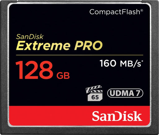 SanDisk - Extreme PRO 128GB CompactFlash (CF) Memory Card