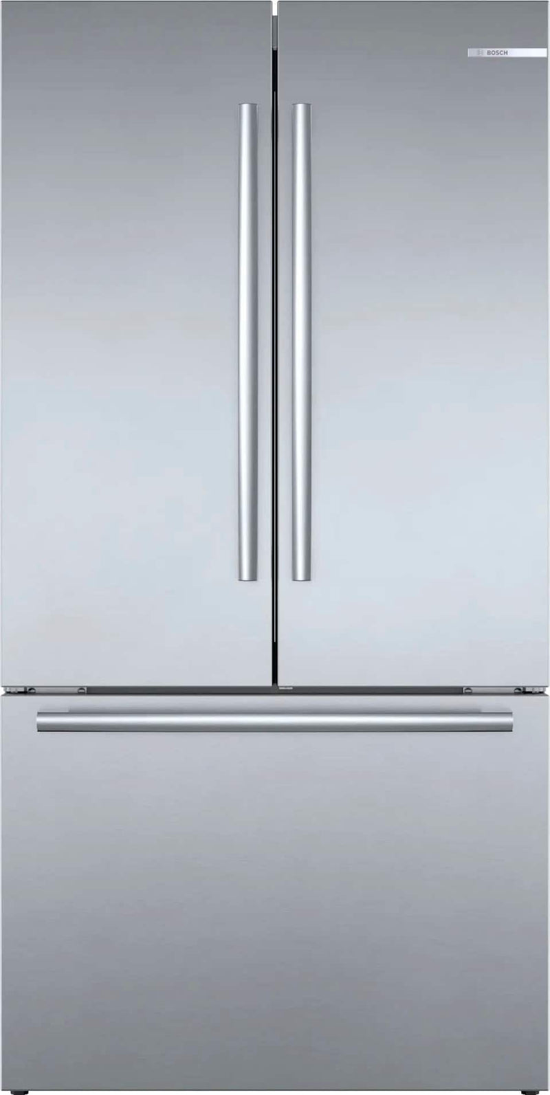 Bosch 800 Series 21 Cu. Ft. French Door Counter-Depth Smart Refrigerator - Stainless Steel