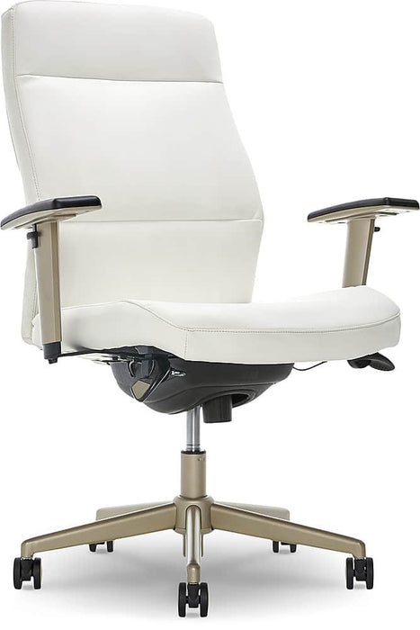 La-Z-Boy - Baylor Modern Bonded Leather Executive Chair - White - Bonded Leather