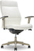 La-Z-Boy - Baylor Modern Bonded Leather Executive Chair - White - Bonded Leather