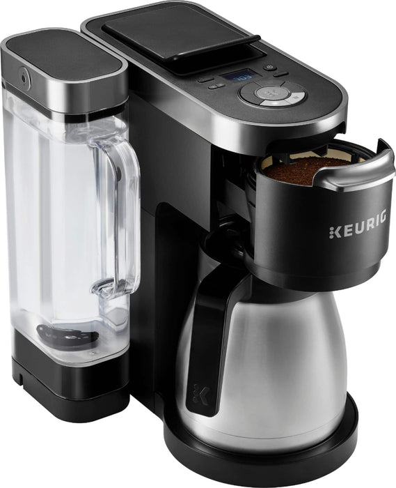 Keurig - K-Duo Plus 12-Cup Coffee Maker and Single Serve K-Cup Brewer - Black