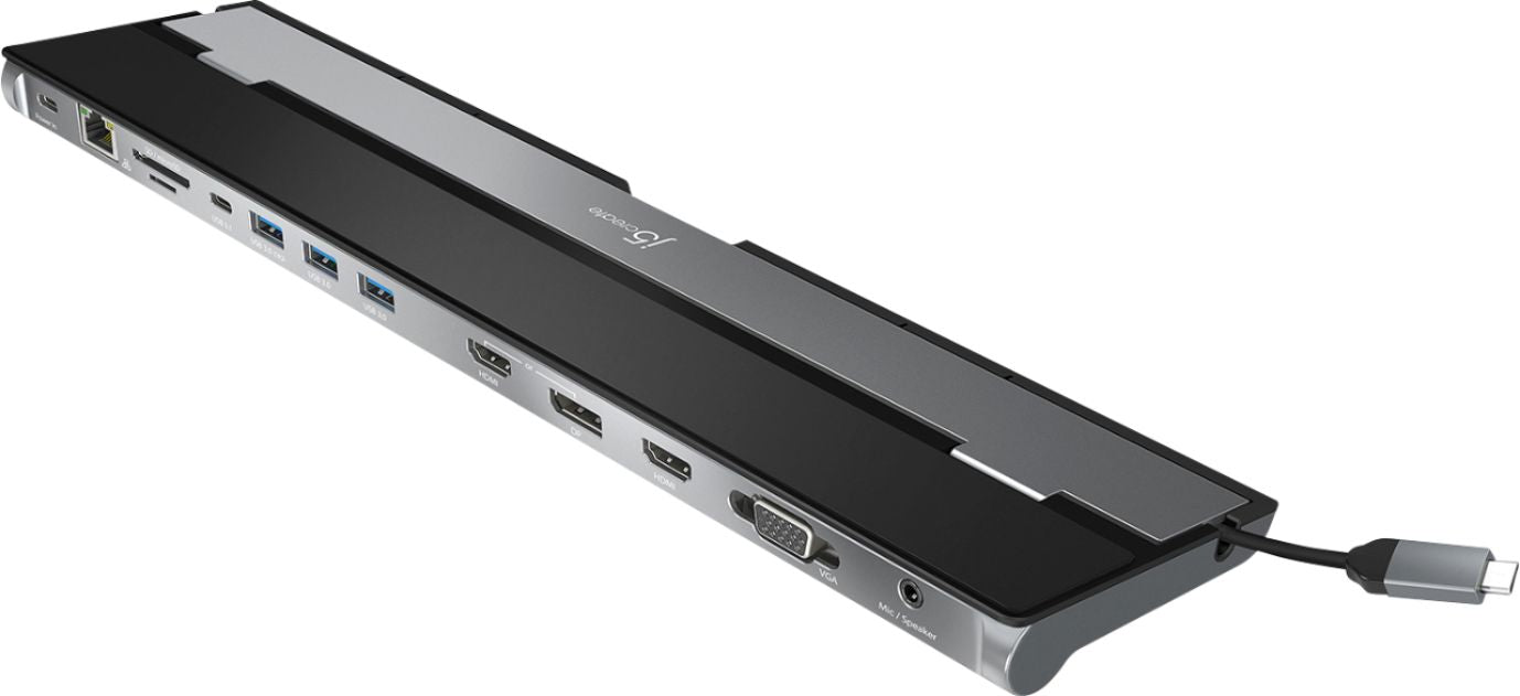 j5create - USB-C Triple Display Docking Station - Black