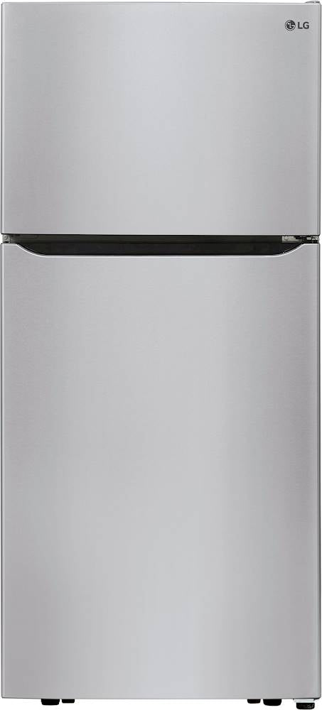 LG - 20.2 Cu. Ft. Top-Freezer Refrigerator - Stainless Steel