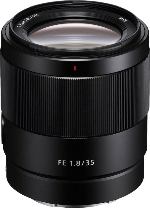 Sony - 35mm f/1.8 FE Wide-Angle Lens for Select E-Mount Cameras - Black