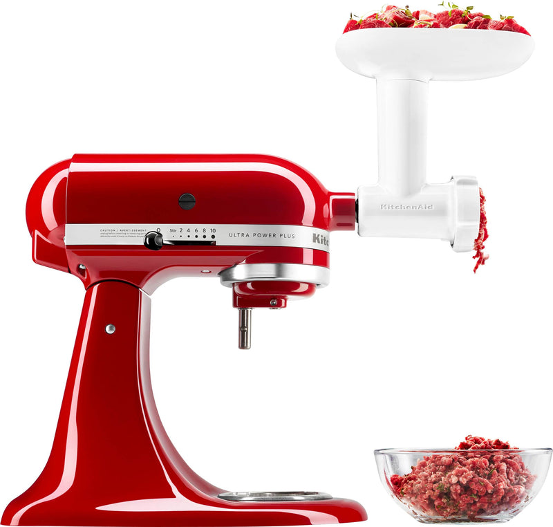 KitchenAid - Food Grinder Attachment for Stand Mixer - White