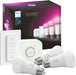 Philips - Hue 60W A19 Smart LED Starter Kit - White and Color Ambiance