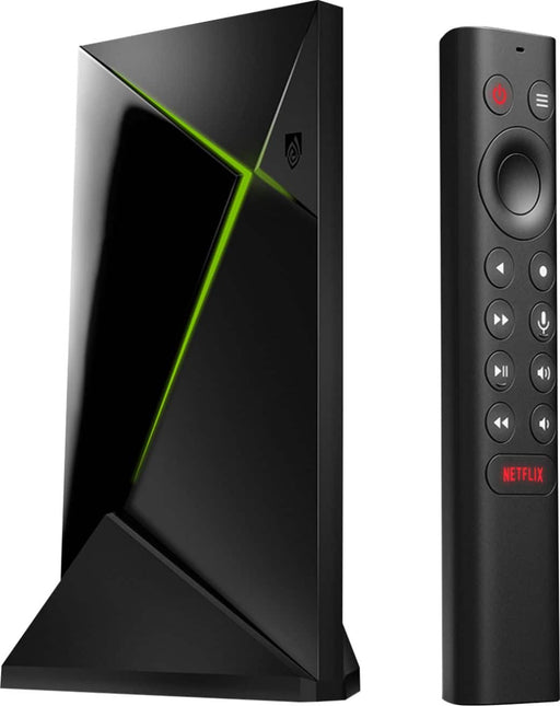 NVIDIA - SHIELD Android TV Pro - 16GB - 4K HDR Streaming Device with Google Assistant and GeForce NOW - Black