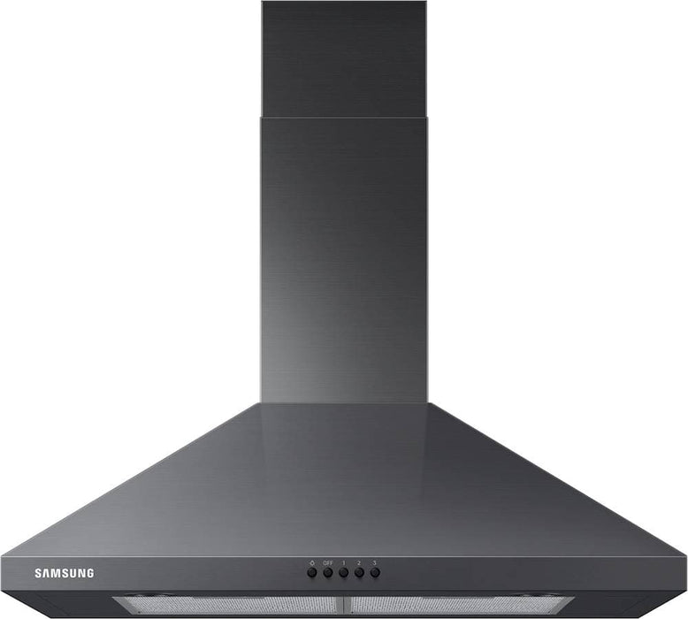 Samsung - 30" Convertible Range Hood - Black Stainless Steel