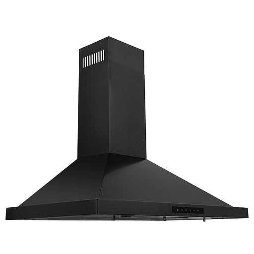 ZLINE - 30 inches - Externally Vented - Wall Range Hood - Black Stainless Steel