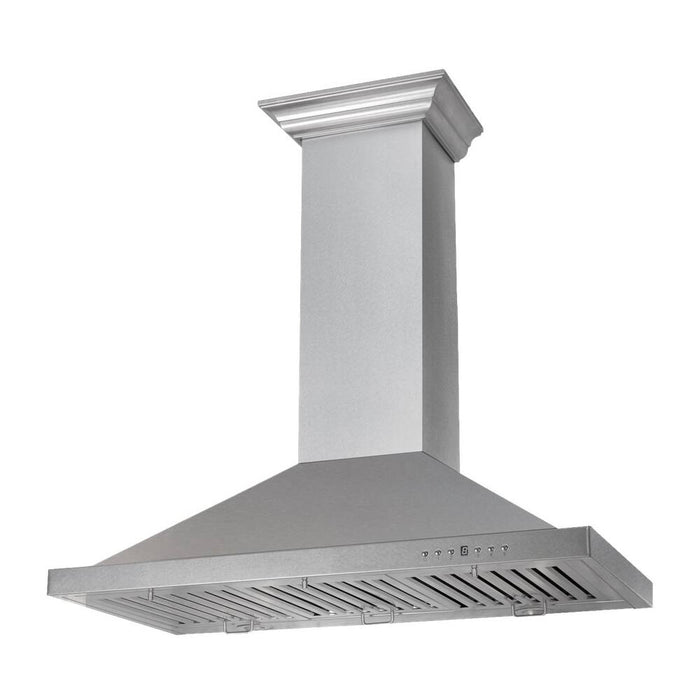 ZLINE - 30 inches - Externally Vented  Convertible - Wall Range Hood - Snow Stainless