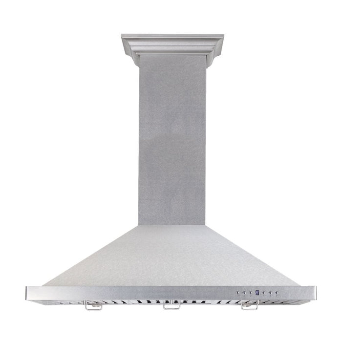 ZLINE Designer 8KBS-36 - chimney - snow stainless