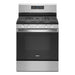 Whirlpool - 5.0 Cu. Ft. Freestanding Gas Range with Self-Cleaning and SpeedHeat Burner - Stainless Steel