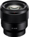 Sony - FE 85mm f/1.8 Telephoto Prime Lens for E-mount Cameras - Black