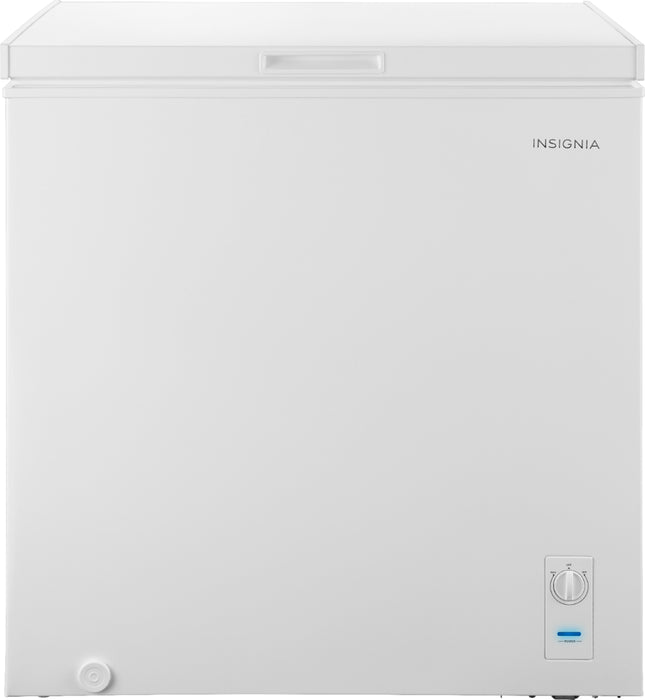 Insignia - 7.0 Cu. Ft. Garage Ready Chest Freezer - White