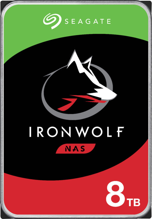 Seagate - IronWolf 8TB NAS Internal Hard Drive with Rescue Data Recovery Services