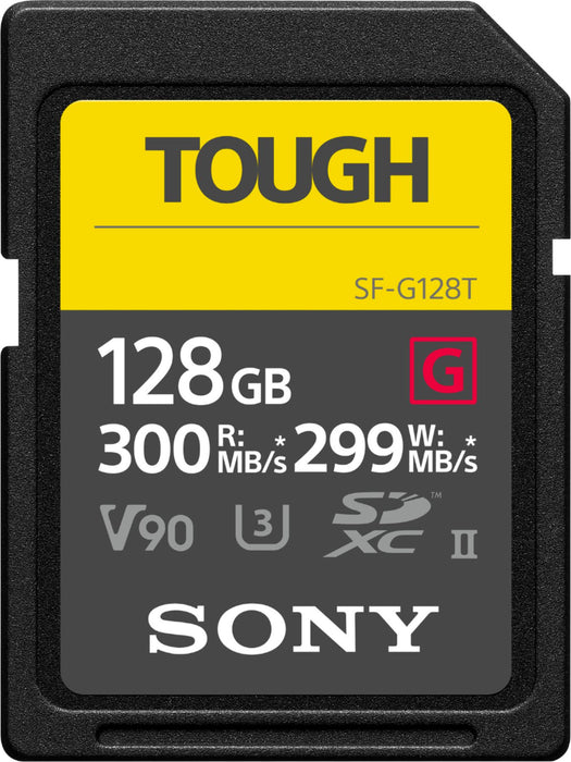 Sony SF-G series TOUGH SF-G128T - flash memory card - 128 GB - SDXC UHS-II