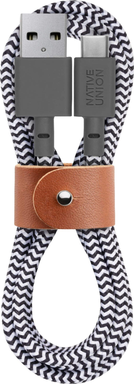 Native Union - 4' USB Type C-to-USB Type A Cable - Zebra