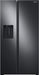 Samsung - 27.4 cu. ft. Side-by-Side Refrigerator with Large Capacity - Black Stainless Steel