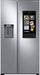 Samsung - 26.7 cu. ft. Side-by-Side Smart Refrigerator with 21.5" Touch-Screen Family Hub - Stainless Steel