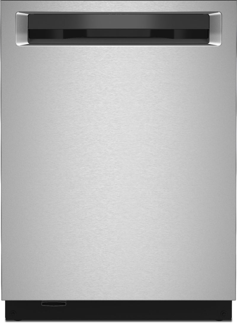 KitchenAid - 24" Top Control Built-In Stainless Steel Tub Dishwasher with 3rd Rack 360 Max Jets 44 dBA - Stainless Steel With PrintShield Finish