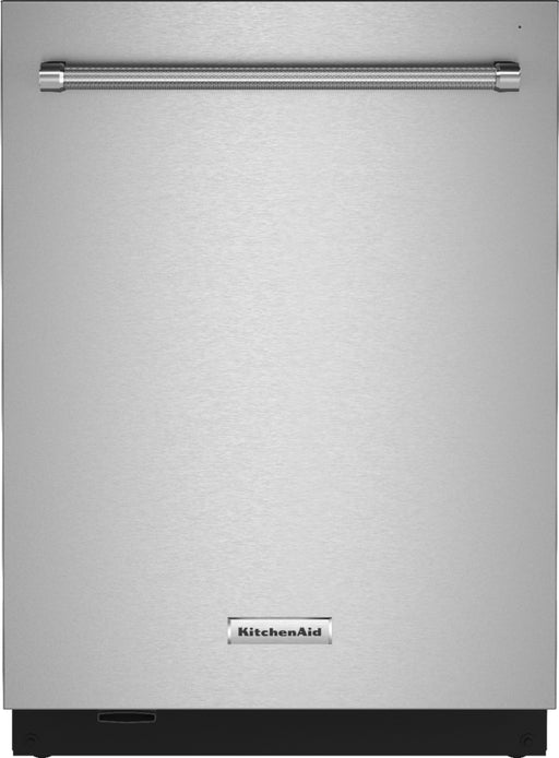 KitchenAid - Top Control Built-In Dishwasher with Stainless Steel Tub 3rd Rack 44dBA - Stainless Steel