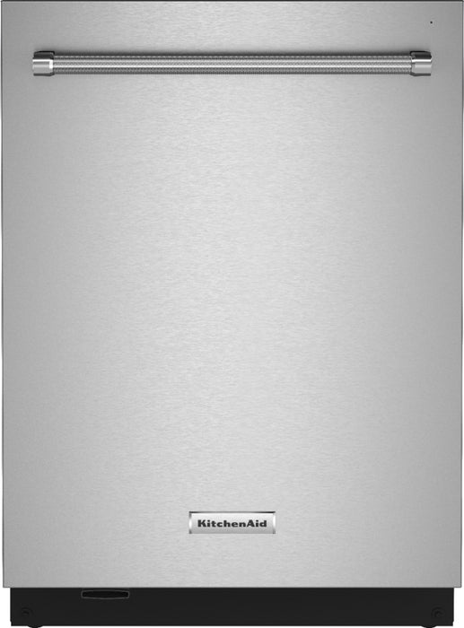 KitchenAid - Top Control Built-In Dishwasher with Stainless Steel Tub 3rd Rack 44dBA - Stainless Steel