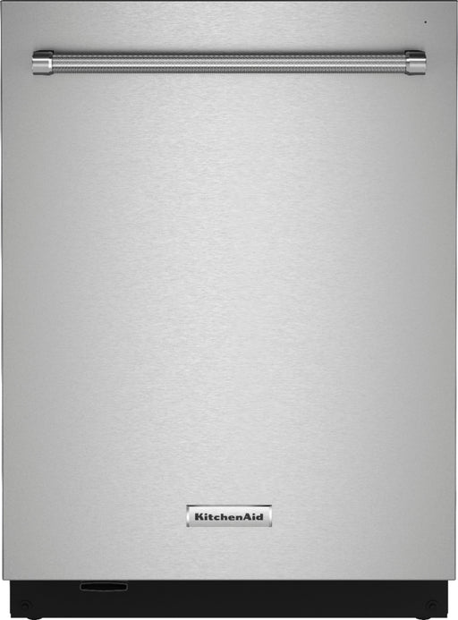 KitchenAid - 24" Top Control Built-In Stainless Steel Tub Dishwasher with 3rd Rack Fan-Enabled ProDry 44 dBA - Stainless Steel