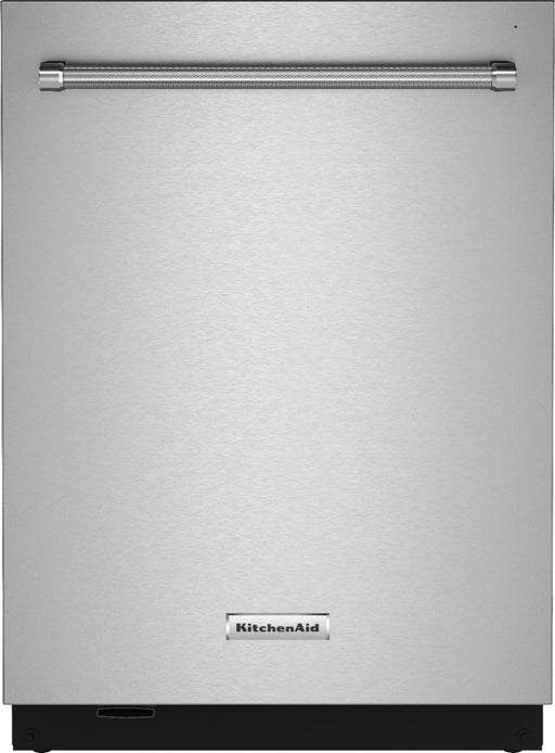 KitchenAid - Top Control Built-In Dishwasher with Stainless Steel Tub FreeFlex Third Rack 44dBA - Stainless Steel