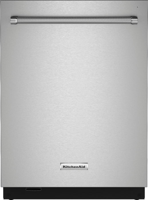 KitchenAid - Top Control Built-In Dishwasher with Stainless Steel Tub FreeFlex Third Rack 44dBA - Stainless Steel