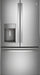 GE - 27.7 Cu. Ft. French Door Refrigerator with Space Saving Ice Maker - Stainless Steel