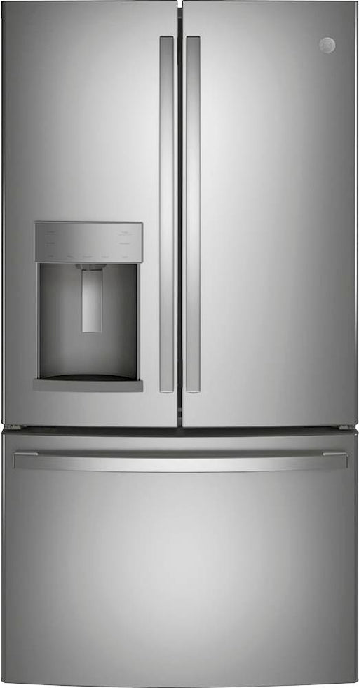 GE - 27.7 Cu. Ft. French Door Refrigerator - Stainless Steel