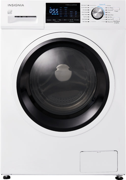 Insignia - 2.7 Cu. Ft. High Efficiency Stackable Front Load Washer with ENERGY STAR Certification - White