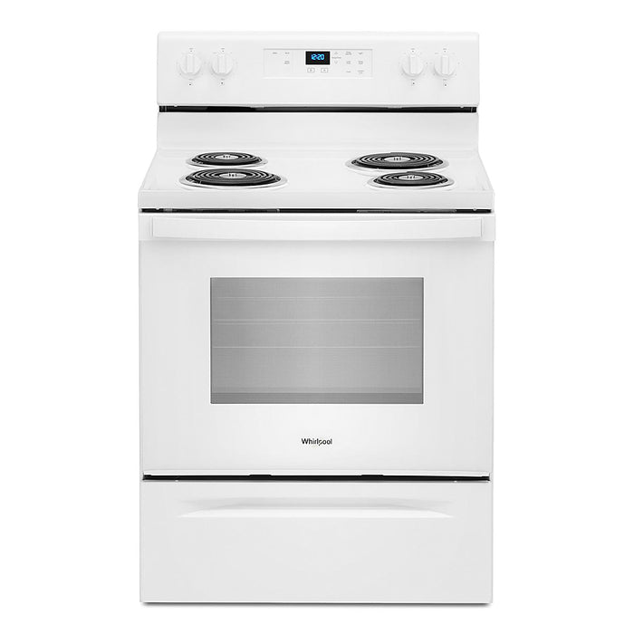 Whirlpool - 4.8 Cu. Ft. Freestanding Electric Range with Keep Warm Setting - White