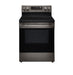 LG - 6.3 Cu. Ft. Smart Freestanding Electric Convection Range with Easy Clean Air Fry and WideView Window - Black Stainless Steel