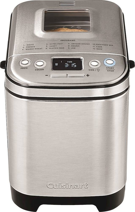 Cuisinart - Compact Automatic Bread Maker - Stainless Steel