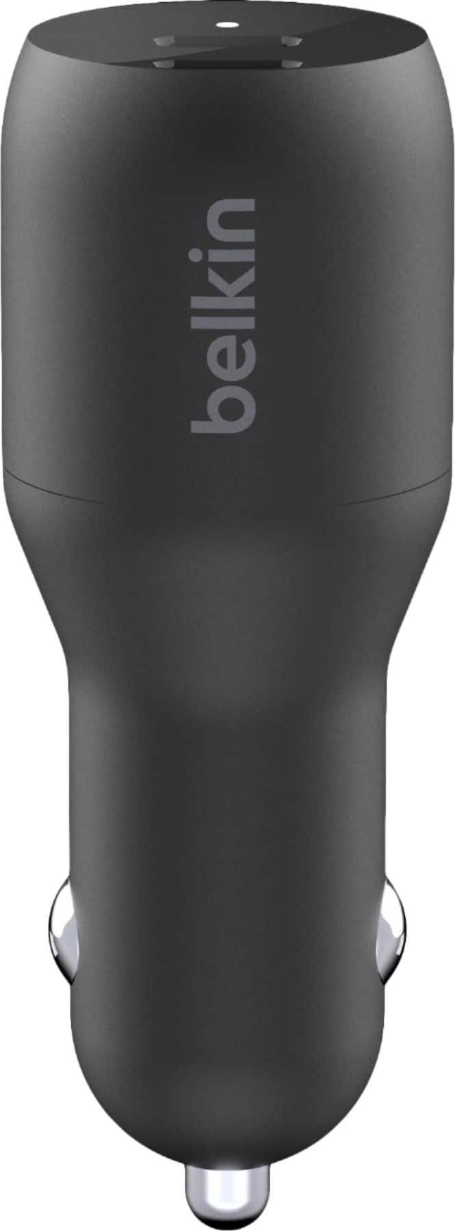 Belkin - BOOSTCHARGE  Dual USB-C Car Charger 36W - Black