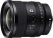 Sony - FE 20mm f/1.8 G Ultra Wide Angle Prime Lens for E-mount Cameras - Black