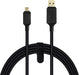 Rocketfish - Extra Long 9' Play + Charge Cable For PlayStation 4 - Black