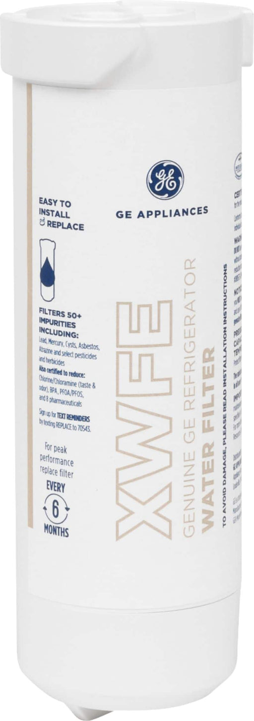 GE - Genuine XWFE Refrigerator Water Filter  - White