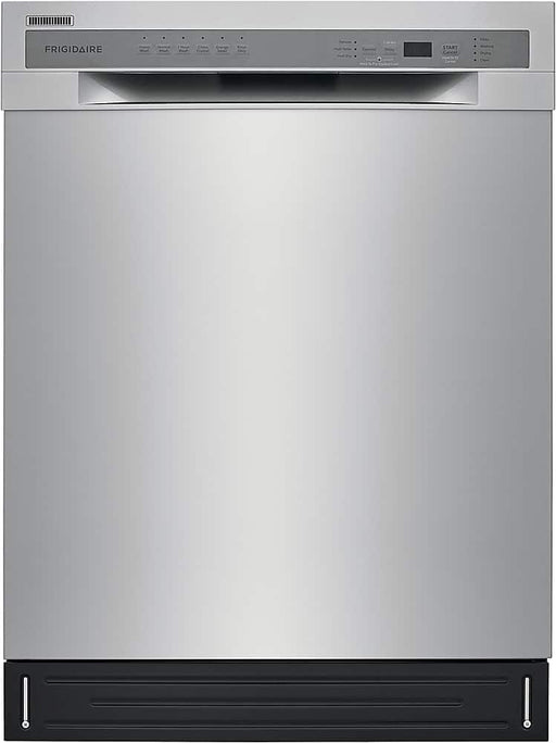 Frigidaire - 24" Compact Front Control Built-In Stainless Steel Tub Dishwasher