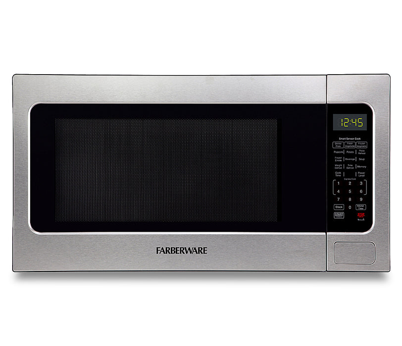 Farberware - Professional 2.2 Cu. Ft. Countertop Microwave with Sensor Cooking - Premium Stainless Steel