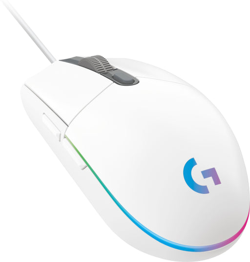 Logitech - G203 LIGHTSYNC Wired Optical Gaming Mouse with 8000 DPI sensor - White