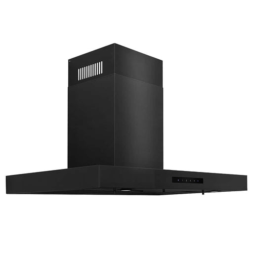 ZLINE - 30 inches - Externally Vented - Wall Range Hood - Black Stainless Steel